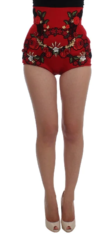 Big Savings On Minimalist Office Styles Dolce & Gabbana Ravishing  Silk Embroide Women's Shorts