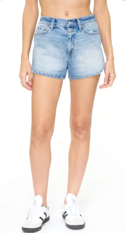 Seasonal Sale Nova High Rise Short W/ Double Button In Beachside