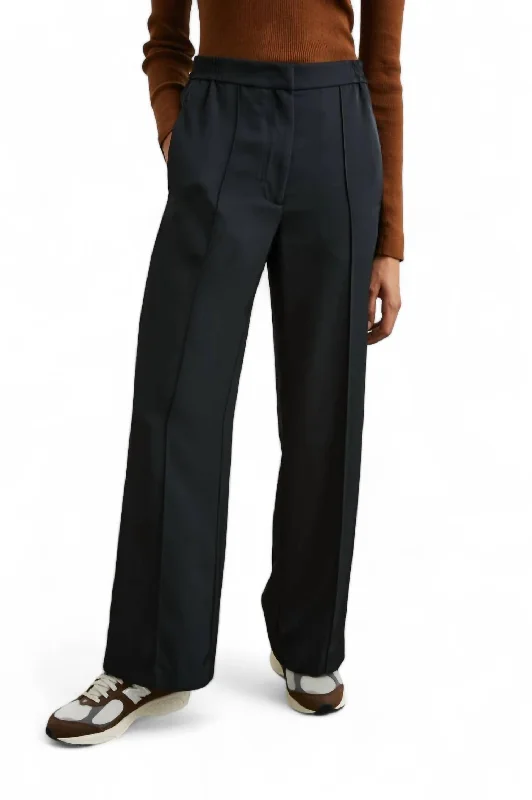 Timeless Elegance Alta Shiny Pant In Shiny Black