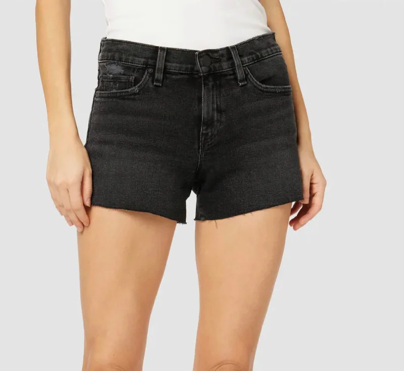 Casual Chic Gemma Shorts In Jet Black