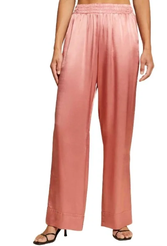 Bold Fashion Fairfax Straight Leg Trouser In French Pink