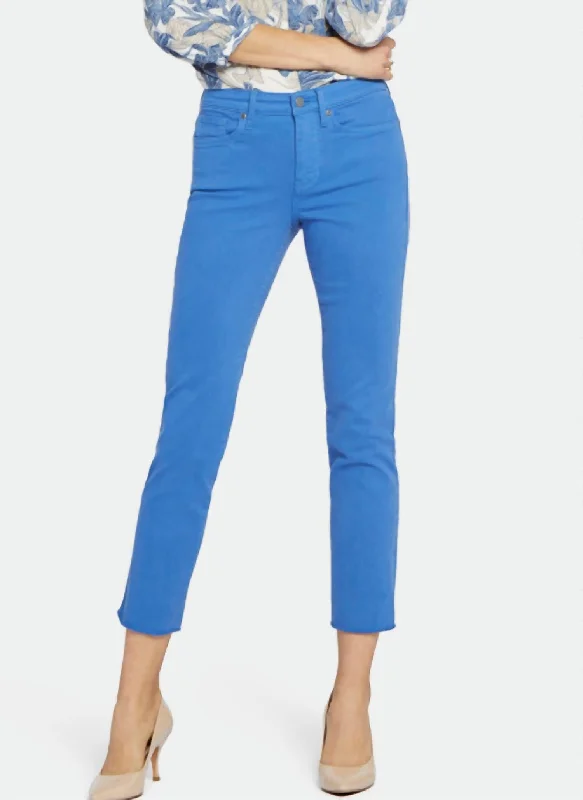 Celebrate With Big Savings Marilyn Straight Ankle Jeans In Swing Blue