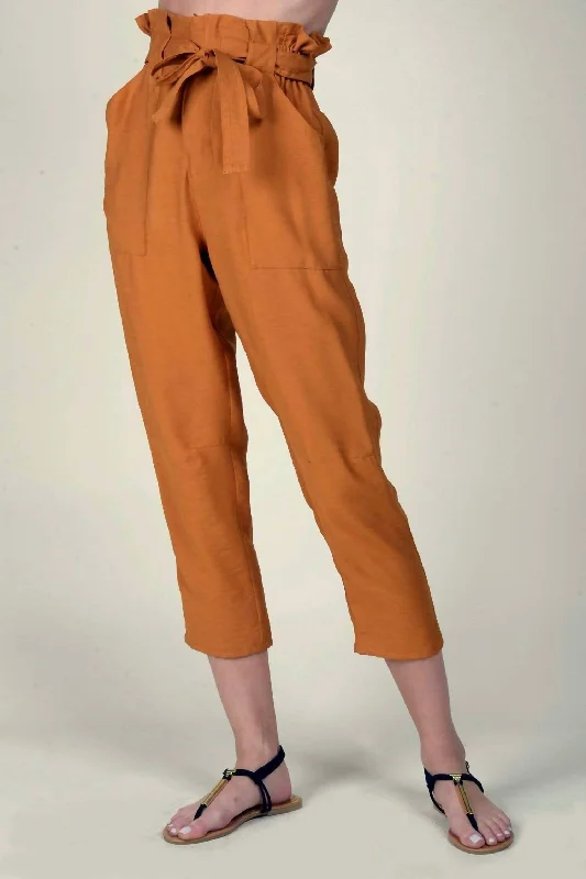 Essentials On Sale Cargo Pant In Pumpkin