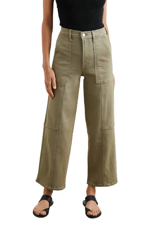 Unbeatable Prices Getty Crop Utility Pant In Olive