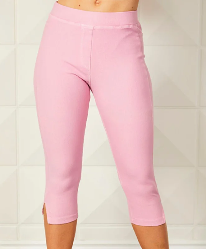 Stylish Savings Capri Jegging In Blush