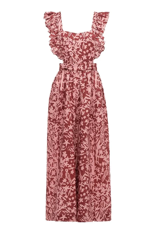 Inspired By You, Designed For You Karen Jumpsuit In Rose Tan