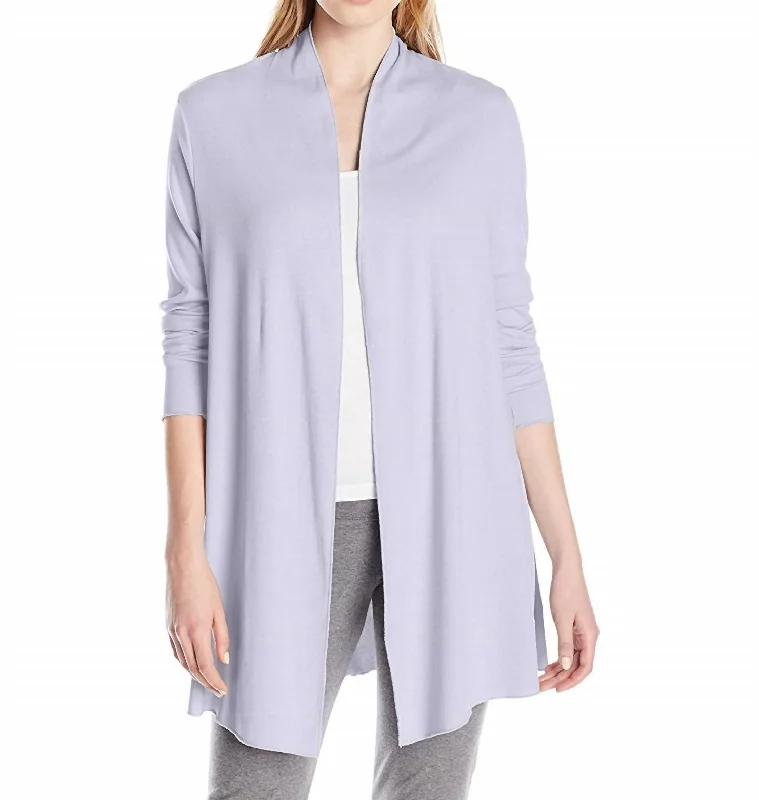 Redefining Women's Style Amelia Knit Cardigan In Lavender