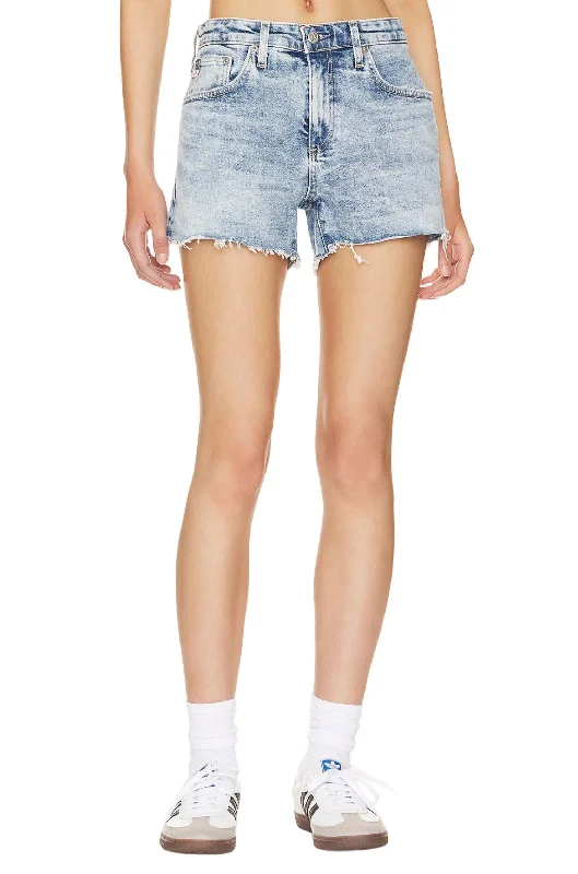 Fast Fashion Favorites Haley Cut-Off Shorts In 19 Years Parkway Moonwash