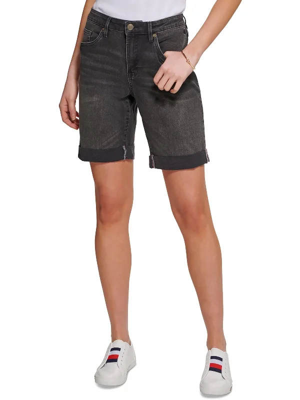 Huge Discounts This Week Womens Mid Rise Short Denim Shorts