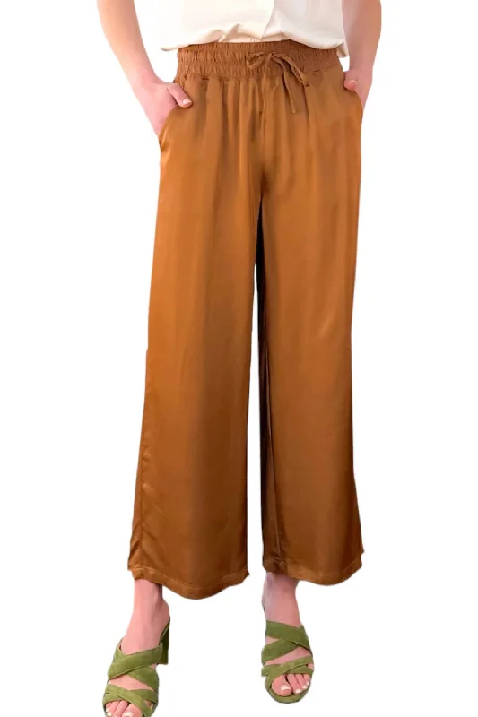 Boho Chic Fashion Orti Pant In Summer Brown