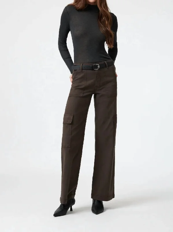 Current Trends Alva Pants In Oak Luxe Twill