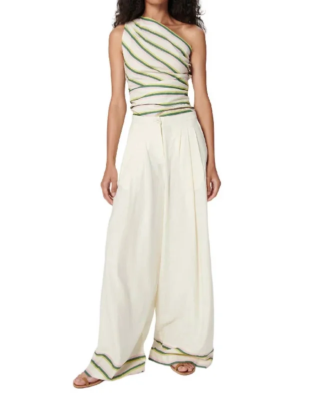 Popular Collection Okra Pants In Eden Cream