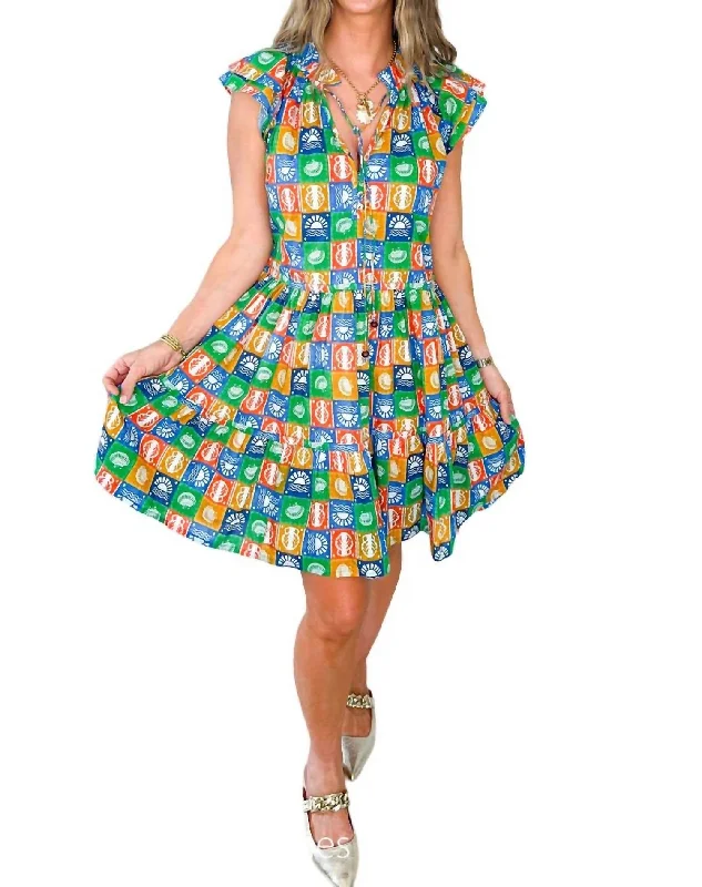 Unbeatable Prices Aimee Dress In Shell Stamp