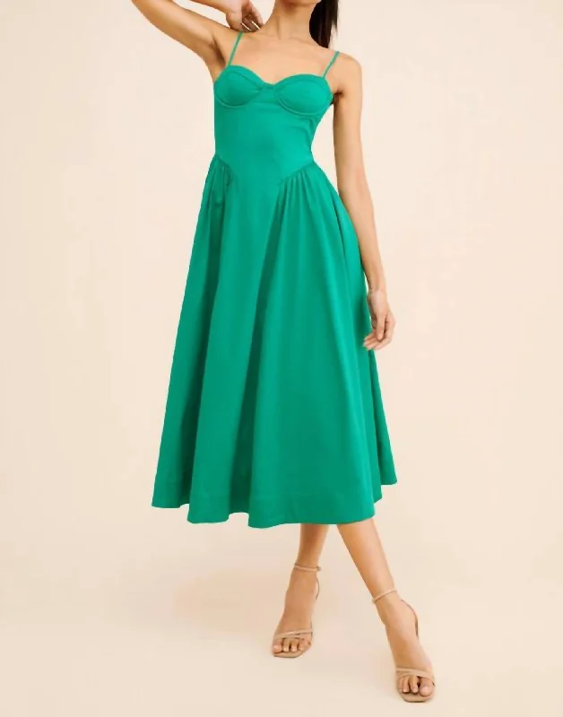 Business Casual Outfits Bellamy Dress In Green