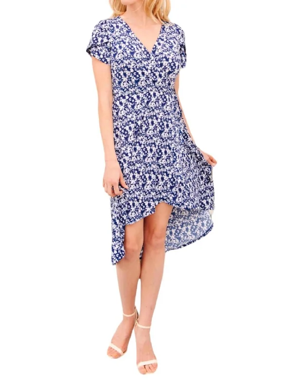 Discount Extravaganza Blu You Away Dress In Blue