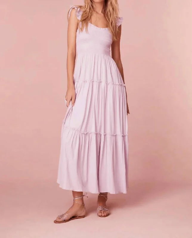 Stylish Looks Chessie Dress In Lilac Bloom