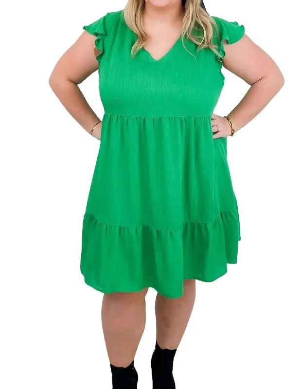 Anniversary Sale Lucky You Sundress In Kelly Green