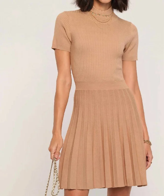 Discover Now Luka Dress In Camel