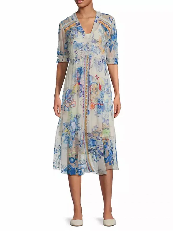 Budget Friendly Mazzy Ruched Dress In Farrowen