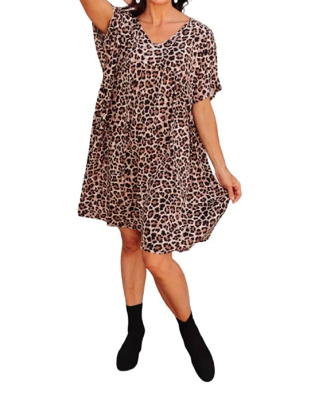 Inspired By You, Designed For You Running Wild Dress In Animal Print