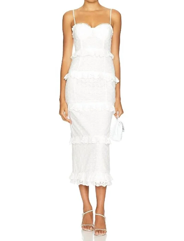 Casual Chic Sandrima Dress In White