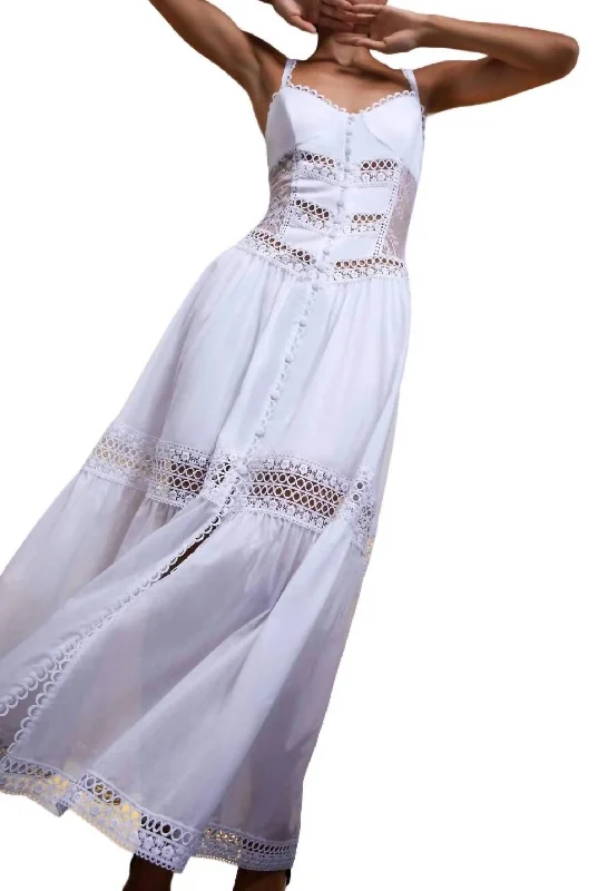 Trending Items Tiana Long Dress In White