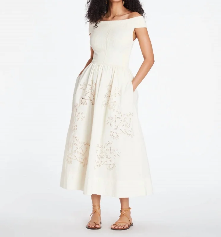 Fashion Essentials Tilden Dress In Cream